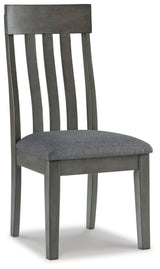 Hallanden Two-tone Gray Dining Chair, Set of 2 from Ashley Furniture - Luna Furniture