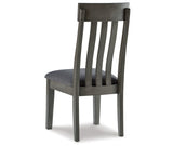 Hallanden Gray Dining Table and 6 Chairs with Server from Ashley Furniture - Luna Furniture