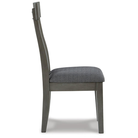 Hallanden Two-tone Gray Dining Chair, Set of 2 from Ashley - Luna Furniture