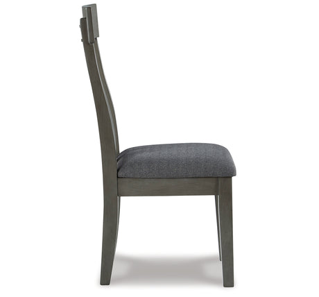 Hallanden Two-tone Gray Dining Chair, Set of 2 from Ashley - Luna Furniture