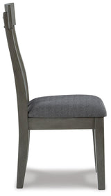 Hallanden Two-tone Gray Dining Chair, Set of 2 from Ashley Furniture - Luna Furniture