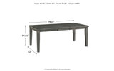 Hallanden Gray Dining Extension Table from Ashley - Luna Furniture