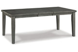 Hallanden Two-tone Gray Dining Table and 4 Chairs from Ashley Furniture - Luna Furniture