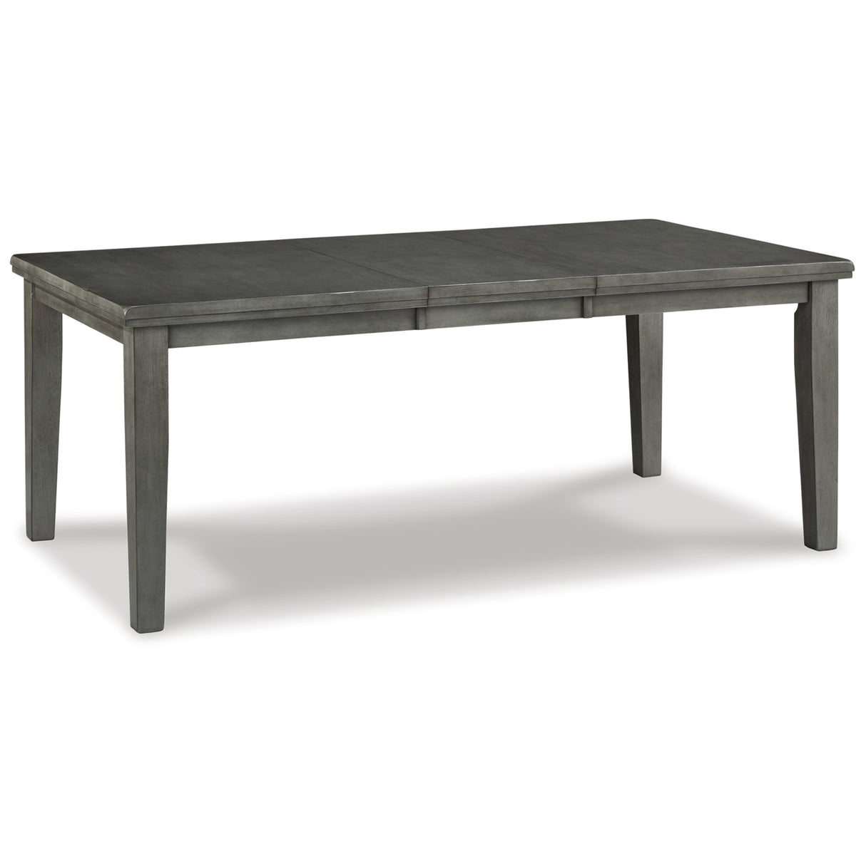 Hallanden Two-tone Gray Dining Table and 4 Chairs and Bench from Ashley - Luna Furniture