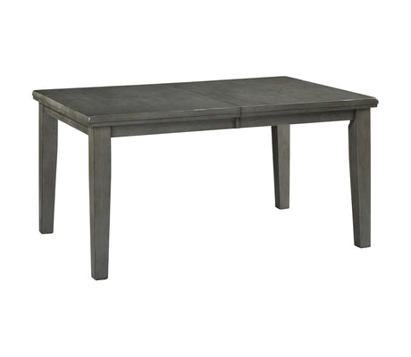 Hallanden Gray Dining Extension Table from Ashley - Luna Furniture