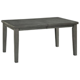 Hallanden Gray Dining Extension Table from Ashley Furniture - Luna Furniture