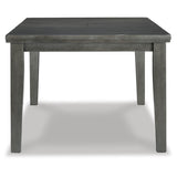 Hallanden Gray Extendable Dining Set from Ashley Furniture - Luna Furniture