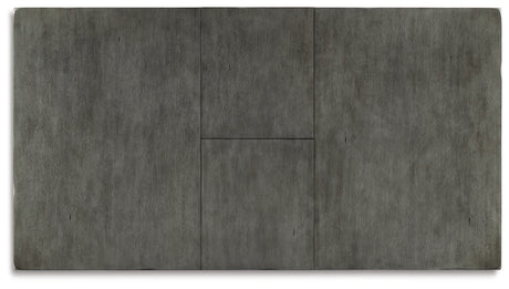 Hallanden Dining Table and 6 Chairs with Storage in Gray from Ashley - Luna Furniture