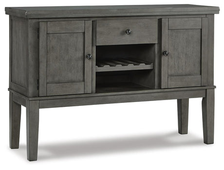 Hallanden Gray Dining Server from Ashley - Luna Furniture