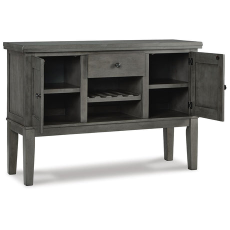 Hallanden Gray Dining Server from Ashley - Luna Furniture