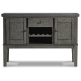 Hallanden Gray Dining Server from Ashley Furniture - Luna Furniture