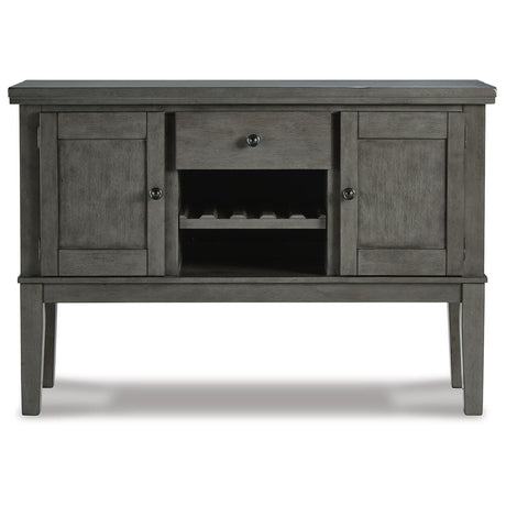 Hallanden Gray Dining Server from Ashley - Luna Furniture
