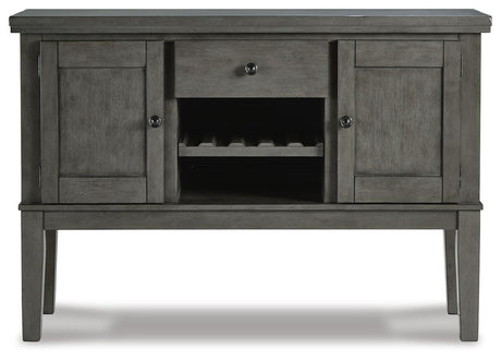 Hallanden Gray Dining Server from Ashley - Luna Furniture