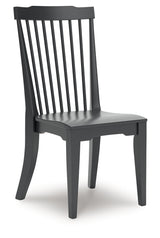 Brenkerton Black Dining Table and 4 Chairs from Ashley - Luna Furniture