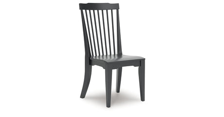 Brenkerton Black Dining Chair, Set of 2 from Ashley - Luna Furniture