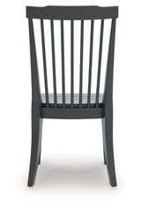 Brenkerton Black Dining Table and 4 Chairs from Ashley - Luna Furniture