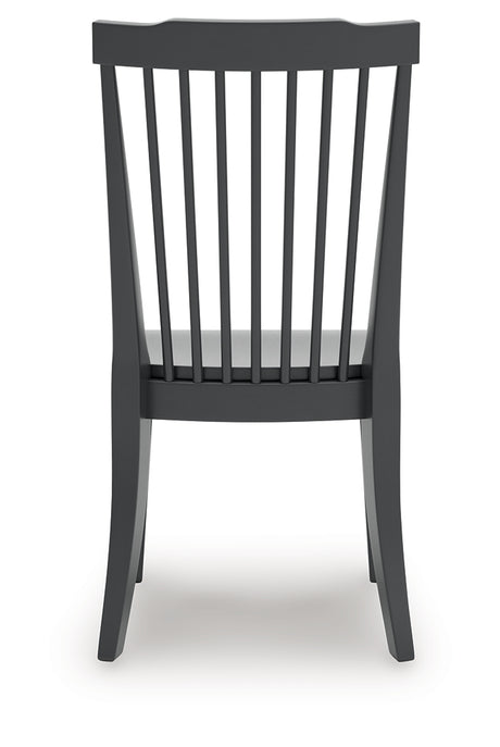 Brenkerton Black Dining Table and 6 Chairs from Ashley - Luna Furniture