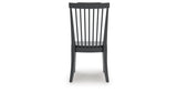 Brenkerton Black Dining Chair, Set of 2 from Ashley - Luna Furniture