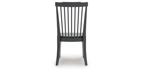 Brenkerton Black Dining Chair, Set of 2 from Ashley - Luna Furniture