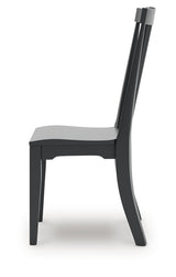 Brenkerton Black Dining Table and 4 Chairs from Ashley - Luna Furniture