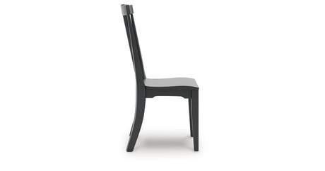 Brenkerton Black Dining Chair, Set of 2 from Ashley - Luna Furniture