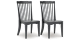 Brenkerton Black Dining Chair, Set of 2 from Ashley - Luna Furniture