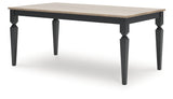 Brenkerton Black Dining Table and 4 Chairs from Ashley - Luna Furniture
