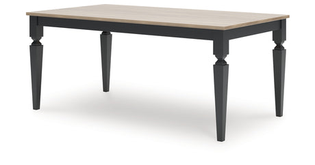 Brenkerton Grayish Brown/Black Dining Table from Ashley - Luna Furniture