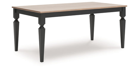 Brenkerton Grayish Brown/Black Dining Table from Ashley - Luna Furniture