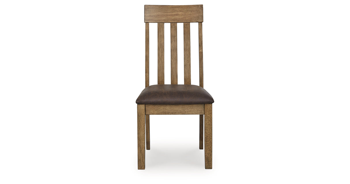 Urbinforte Light Brown Dining Chair, Set of 2 from Ashley - Luna Furniture