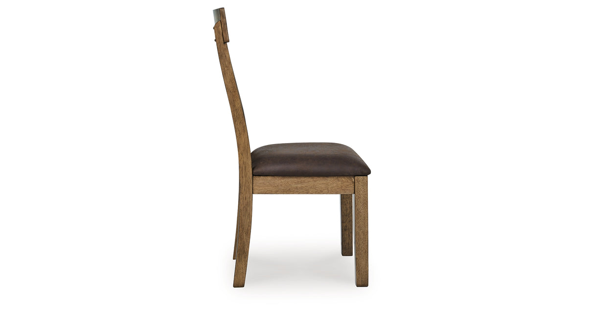 Urbinforte Light Brown Dining Chair, Set of 2 from Ashley - Luna Furniture