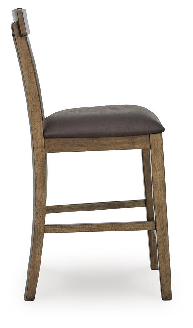 Greddinton Multi Counter Height Barstool, Set of 2 from Ashley Furniture - Luna Furniture