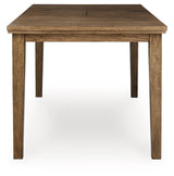 Urbinforte Light Brown Counter Height Extension Dining Table, 4 Barstools and Bench from Ashley - Luna Furniture