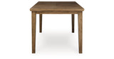 Urbinforte Light Brown Counter Height Dining Extension Table from Ashley - Luna Furniture