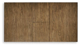 Urbinforte Light brown Counter Height Extension Dining Table and 4 Barstools from Ashley - Luna Furniture
