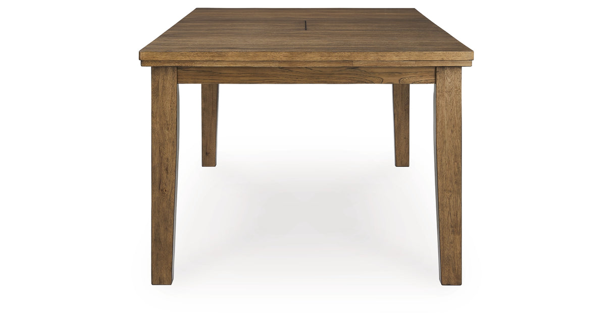 Urbinforte Light Brown Dining Extension Table from Ashley - Luna Furniture