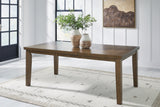 Urbinforte Light Brown Extension Dining Room Set from Ashley Furniture - Luna Furniture