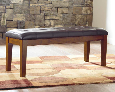 Ralene Medium Brown Dining Table and 6 Chairs and Bench from Ashley Furniture - Luna Furniture