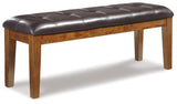 Ralene Medium Brown Dining Table and 6 Chairs and Bench from Ashley Furniture - Luna Furniture