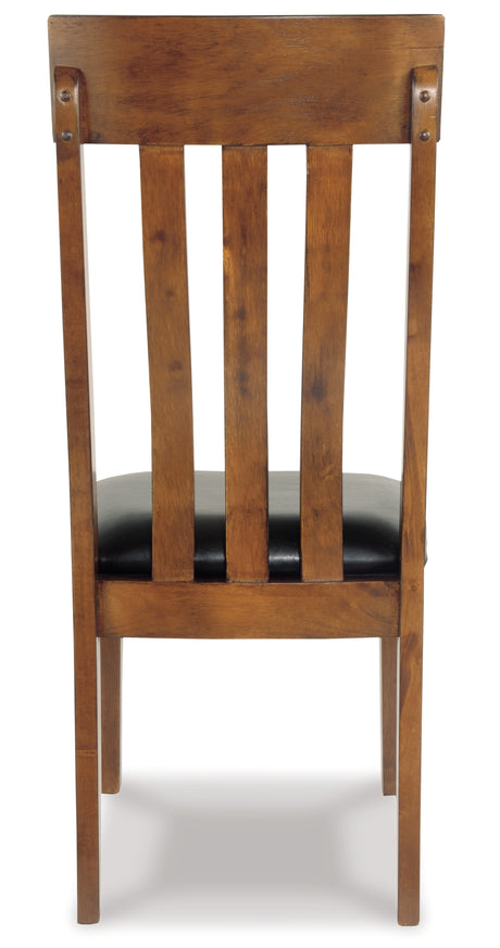 Ralene Medium Brown Dining Table and 4 Chairs and Bench from Ashley Furniture - Luna Furniture