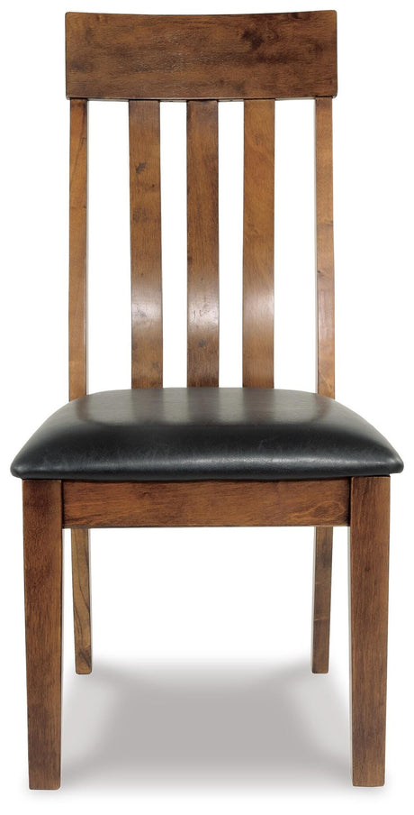 Ralene Medium Brown Dining Table and 6 Chairs and Bench from Ashley Furniture - Luna Furniture