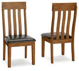 Ralene Medium Brown Dining Chair, Set of 2 from Ashley Furniture - Luna Furniture
