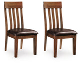 Ralene Medium Brown Dining Chair, Set of 2 from Ashley - Luna Furniture