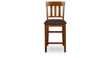 Ralene Medium Brown Counter Height Dining Table and 4 Barstools from Ashley Furniture - Luna Furniture