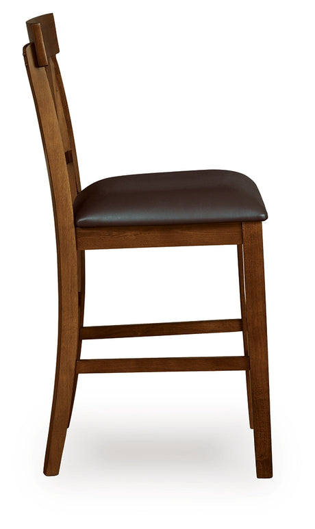 Ralene 2-Piece Bar Stool in Medium Brown from Ashley Furniture - Luna Furniture