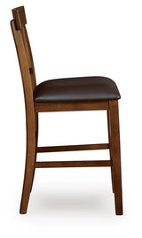 Ralene Medium Brown Counter Height Dining Table and 4 Barstools from Ashley Furniture - Luna Furniture