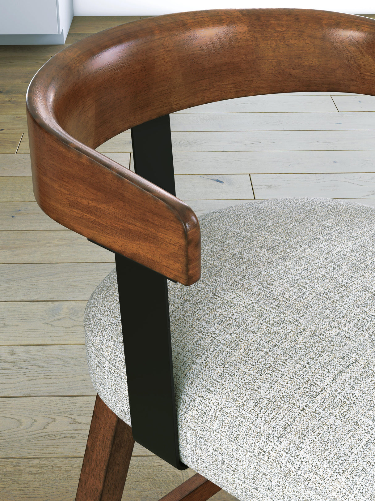 Ralene Medium Brown Counter Height Barstool, Set of 2 from Ashley - Luna Furniture