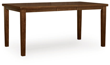 Ralene Medium Brown Counter Height Dining Table and 4 Barstools from Ashley - Luna Furniture
