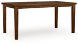 Ralene Medium Brown Counter Hight Dining Table and 6 Barstools from Ashley - Luna Furniture