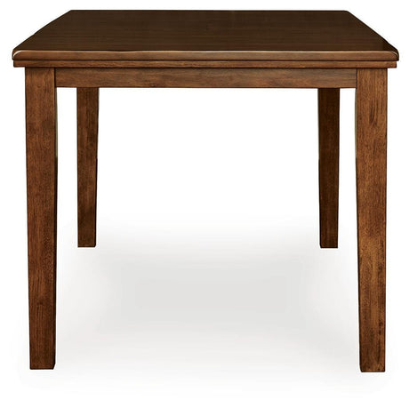 Ralene Medium Brown Counter Height Dining Extension Table from Ashley - Luna Furniture